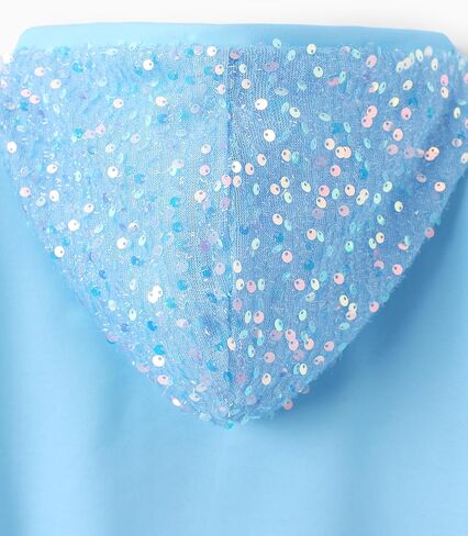 Disney Frozen Elsa Minnie Toddler Girl Hoodie: Sequin zip up stack in Kuwait