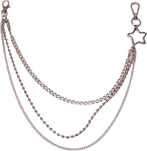 Milsil Punk Pants Chains, Women's Trouser Chains, Jeans Chains, Gothic Accessories Pants Chains Skull Panty Chain in Kuwait