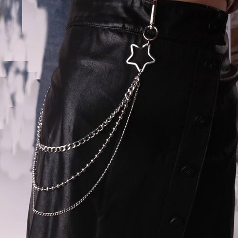 Milsil Punk Pants Chains, Women's Trouser Chains, Jeans Chains, Gothic Accessories Pants Chains Skull Panty Chain in Kuwait