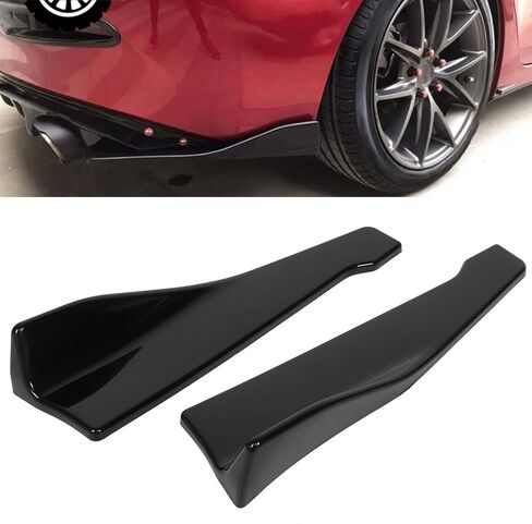 Fydun Car الخلفية الصدمات الخلفية الخائن 2pcs الوفير الخلفي شفة الشفاه العالمية الناشر الجناح in Saudi Arabia