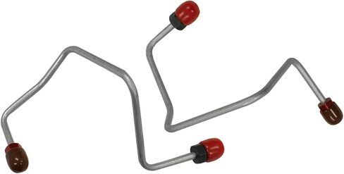 Inline Tube Compatible with 1987-95 Jeep Wrangler YJ Power Brake Master Cylinder Lines Standard Fittings 2pc, OE Steel in Saudi Arabia