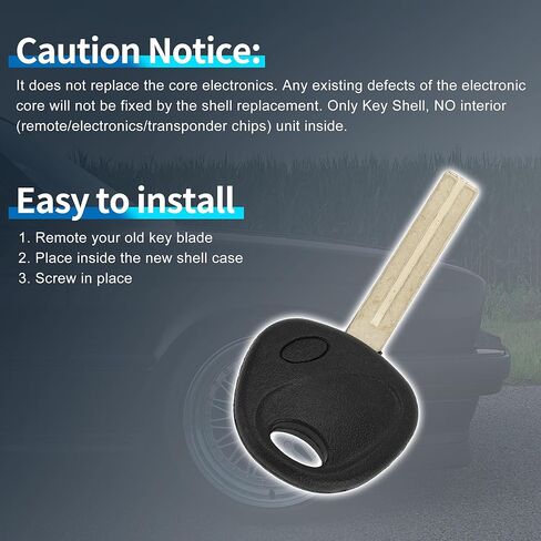 X AutoHaux Key Shell Case بدون مفتاح إدخال مفتاح بديل عن KIA Sorento 2011-2015 لـ KIA Sportage 2013-2016 in Saudi Arabia