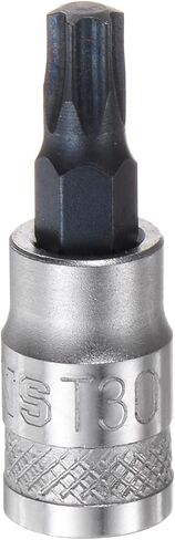 HARFINGTON Torx Bit Socket T40 Solid Star 1/4" Drive 1.46" Length S2 Steel Bit CR-V Socket for Ratchet Wrench, Slide Bar, Extension Rod in Saudi Arabia