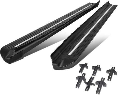 Auto Dynasty Running Boards Compatible with 2007-2018 Jeep Wrangler/JK Unlimited 4-Door, Aluminum Side Step Rail Nerf Bars, 4 Inches Step Bars, Black Powdercoated in Saudi Arabia