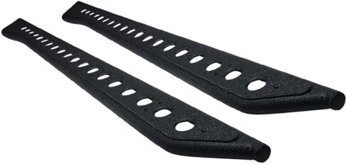 7422455041064 متوافق مع 2022-2024 Ford Maverick Crew Cab محكم النمط الأسود النمط الصخري Rocker Style Step Rail Nerf Bars in Kuwait