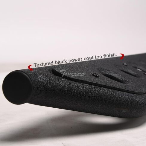 7422455041064 متوافق مع 2022-2024 Ford Maverick Crew Cab محكم النمط الأسود النمط الصخري Rocker Style Step Rail Nerf Bars in Kuwait