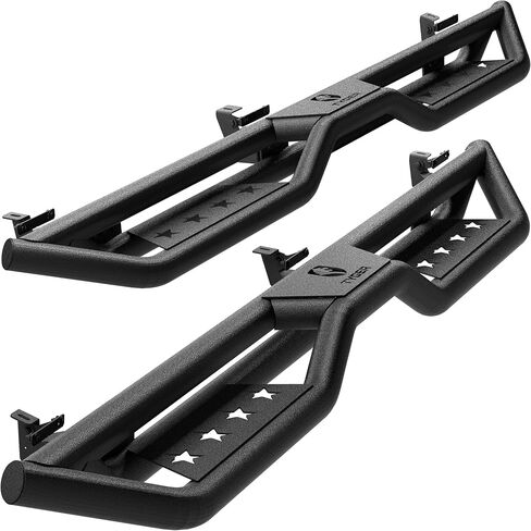 Tyger Auto Star Strider متوافق مع 2007-2018 JEEP WRANGLER JK 4-DOOR (استبعاد JL) | TG-SR2J74978 | خطوة جانبية قضبان قضبان nerf تشغيل لوحات in Saudi Arabia