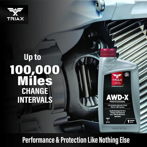 TRIAX AWD-X Professional | Full Synthetic Dual Pump II AWD Fluid Compatible with AWD Dual Pump Systems in Honda & Acura DPSF (1 Quart) in Saudi Arabia