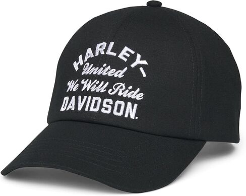 Harley-Davidson Women's Metropolitan Cap-Cap-97658-22VW Black in Saudi Arabia