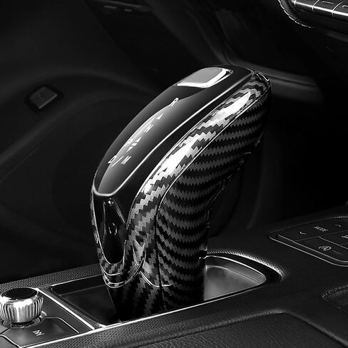Sport Gear Shift Knob Overlay Trim for Cadillac CT5 XT4 XT5 XT6 2020 2021 2022 2023 2024 (Carbon Fiber Style) in Saudi Arabia