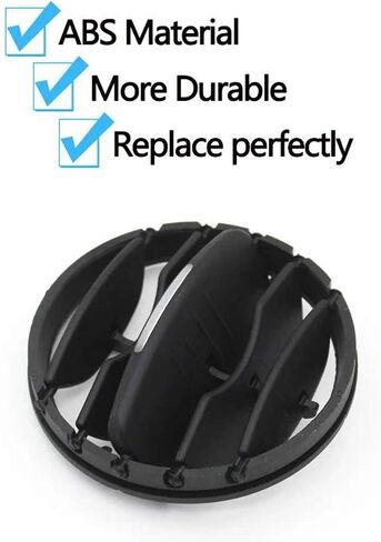 1/2pcs Car الأمامي تكييف الهواء AC تنفيس التهوية الهواء ، ملاءمة لـ VW Tiguan 2010 2011 2013 2013 2014-2017 in Saudi Arabia