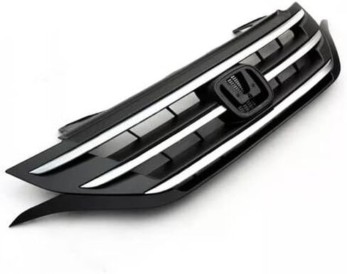Pront Pumper Topper Grille Fit لعام 2012 2013 2014 Honda CRV CR-V ، Chrome Grille Hood Mesh Mesh Grill OE Direct Reply HO1200211 71121T0GA01ZA (12-14) in Saudi Arabia