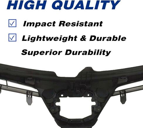 Front Bumper Upper Grille Assembly Fit For 2017 2018 2019 Toyota Corolla SE/XSE Sedan Glossy Black Grill Replacement 5310502010C0, TO1200423 in Saudi Arabia