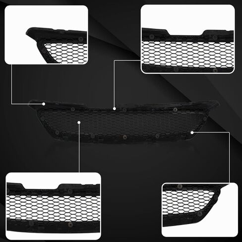 AutoZensation متوافق مع Honda Accord 2DR 1998-2002 ، Grill Grille in Saudi Arabia