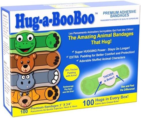 معانقة الطيور - ضمادات لاصقة ممتازة للطيور من Hug-a-BooBoo، ضمادات الطيور التي تعانق! طيور جميلة ملونة - الحسون الأمريكي، القيق الأزرق، الكاردينال الأحمر، الببغاء الهندي صندوق 24 قيراط in Kuwait