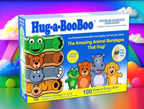 معانقة الطيور - ضمادات لاصقة ممتازة للطيور من Hug-a-BooBoo، ضمادات الطيور التي تعانق! طيور جميلة ملونة - الحسون الأمريكي، القيق الأزرق، الكاردينال الأحمر، الببغاء الهندي صندوق 24 قيراط in Kuwait