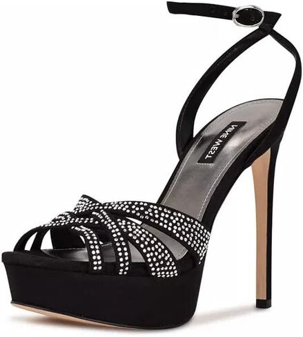 Nine West Women's Ankle Strap Open Toe Heeled Sandal in Saudi Arabia