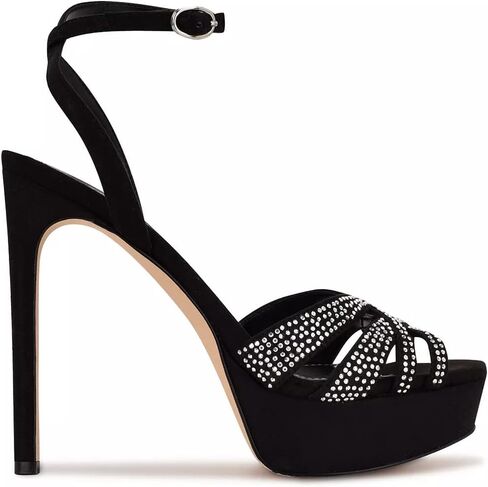 Nine West Women's Ankle Strap Open Toe Heeled Sandal in Saudi Arabia