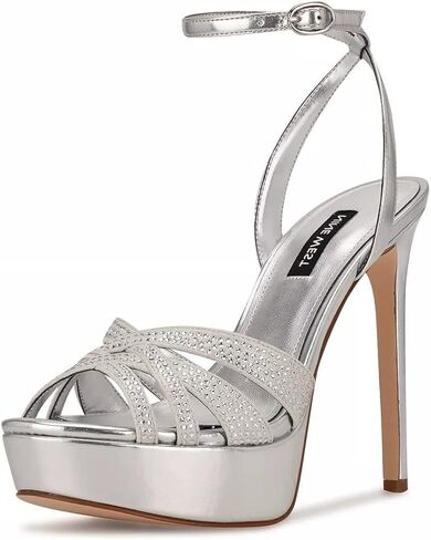 Nine West Women's Ankle Strap Open Toe Heeled Sandal in Saudi Arabia