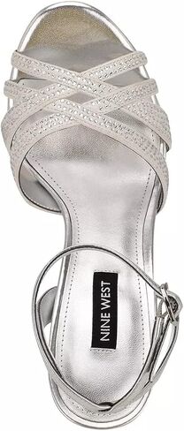 Nine West Women's Ankle Strap Open Toe Heeled Sandal in Saudi Arabia
