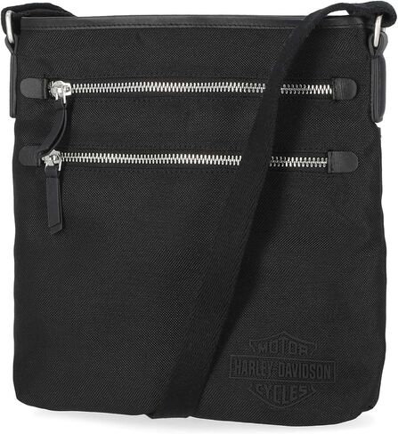 هارلي ديفيدسون للسيدات الكلاسيكية Codura Codura أصلية/قماش محفظة Crossbody in Saudi Arabia