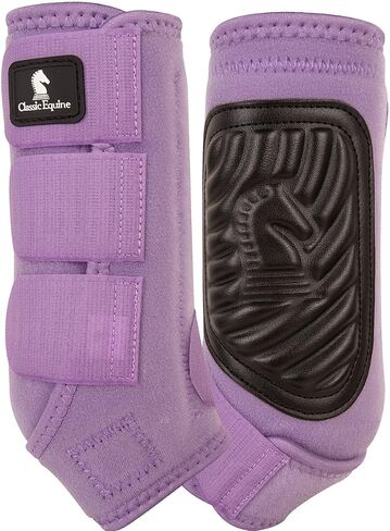 Classic Equine ClassicFit Sling Boots, Front (Black, Small) in Saudi Arabia