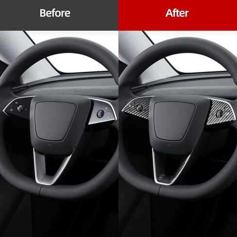 لوحة القيادة Betterhumz Dashing Dashering Lawer Trim متوافقة مع Tesla Model Y Juniper 2025 ، لالكربون الكربون Cover Cover Decord الملحقات الداخلية للسيارة (جلد الغزال الأحمر) in Saudi Arabia