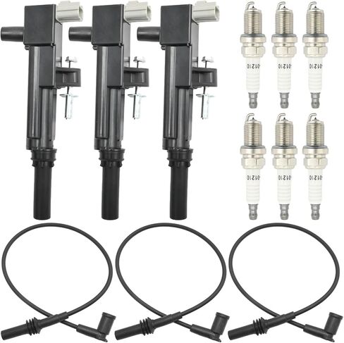 3 Pack UF640 Ignition Coil Coil Pack 6 Spark Plug 3 Wire ، استبدال Dodge Dakota Durango 2009-2011 ، استبدال Jeep Commander Cherokee 2009-2010 ، يحل محل 5C1709 5149199AA in Saudi Arabia