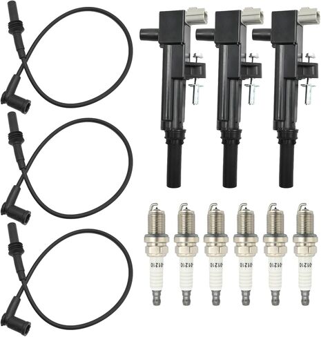 3 Pack UF640 Ignition Coil Coil Pack 6 Spark Plug 3 Wire ، استبدال Dodge Dakota Durango 2009-2011 ، استبدال Jeep Commander Cherokee 2009-2010 ، يحل محل 5C1709 5149199AA in Saudi Arabia