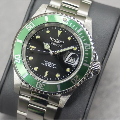 Invicta Pro Diver Men 40mm Stainless Steel Dial Black Dial PC32 Quartz in Saudi Arabia
