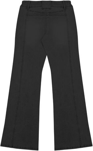 سراويل جينز للنساء منخفضة الصديق جينز جينز عصري Strechy Bell Bottom Y2K Denim مع جيوب in Kuwait