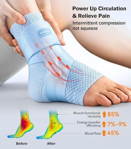 دعامة كاحل مسطحة للنساء والرجال ، غلاف ضغط ديناميكي من 7 منطقة مع حزام مرن ، ودعم القدم للرياضة ، والكاحل الموضح ، والتهاب الأوتار أخيل ، وإغاثة التهاب اللفافة الأخمصية (حزمة 1) م ، أسود ، أسود in Kuwait