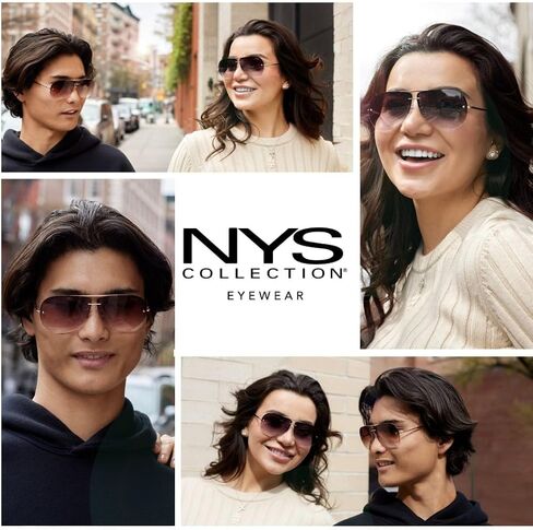 NYS Collection Aviator Sunglasses Women Men Classic 100% UV400 Protection in Saudi Arabia