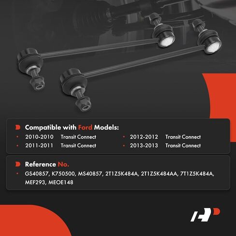 A-Premium 2 x Front Sway Bar Links Stabilizer Bar Links, Compatible with Ford Transit Connect 2010 2011 2012 2013 in Saudi Arabia