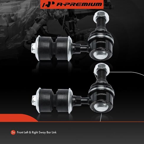 A-Premium 2 x Front Sway Bar Links Stabilizer Bar Links, Compatible with Saab 9-3 1999-2003, 900 1994-1998 in Saudi Arabia