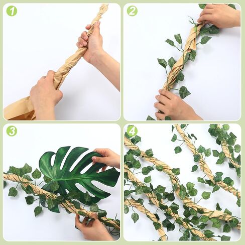 Zeyune 5.91 x 2.95 ft Outhouse Door Cover 28 ft Artificial Ivy Vines 32ft DIY Paper Trunk Stick Vine Vintage Outhouse Barn Door Backdrop for Western Party Decorations Country Birthday Halloween Party in Saudi Arabia