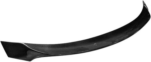 Trunk Spoiler Compatible with 2014-2023 Maserati Ghibli ASPEC, ASPEC Style Black Real Carbon Fiber Trunk Deck Lid Lip Wing by IKON MOTORSPORTS, 2015 2016 2017 2018 2019 2020 in Kuwait