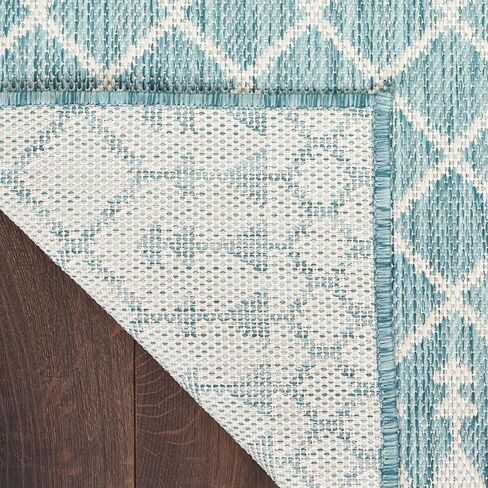 Nourison Home Positano 7' x 10' Fabric Navy Blue Area Rug in Kuwait