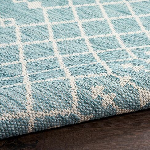 Nourison Home Positano 7' x 10' Fabric Navy Blue Area Rug in Kuwait