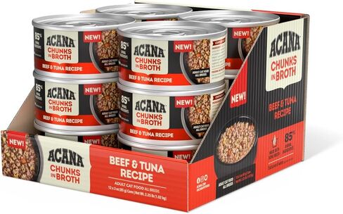 ACANA Chunks in Broth Lamb & Kidney Recipe, 5.5oz, case of 6 cans in Kuwait