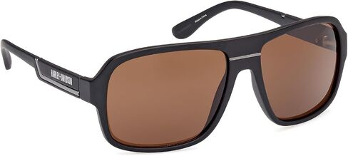Harley-Davidson Men's Casual Pilot Sunglasses, Brown, 60-16-140 in Saudi Arabia