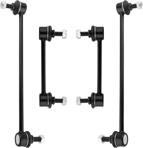 Boxi 4PCS Front & الخلفي Stabilizer Bar Bar Links تناسب Mitsubishi Endeavor 2004 2005 2006 2007 2008 2008 2010 2011 Sport-Door 3.8L V6 AWD (الدفع الرباعي) فقط | K750148 K80296 in Saudi Arabia