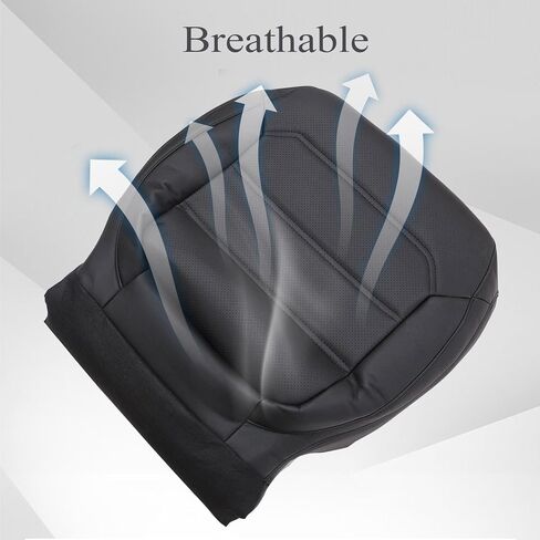 GXARTS DRIVER SIDE BOTTOR BOTTER PRECIDATION COVER LEATHY PEATH COVER BLACK Trepatable متوافق مع Volkswagen Passat 2012 2013 2015 2015 2017 2018 2019 2020 in Kuwait