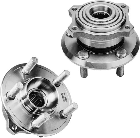 Detroit Axle - AWD Front Wheel Hubs for Chrysler 300 Dodge Charger Magnum Challenger Wheel Hub Bearings Set Presenting ، Pair Hubs in Saudi Arabia