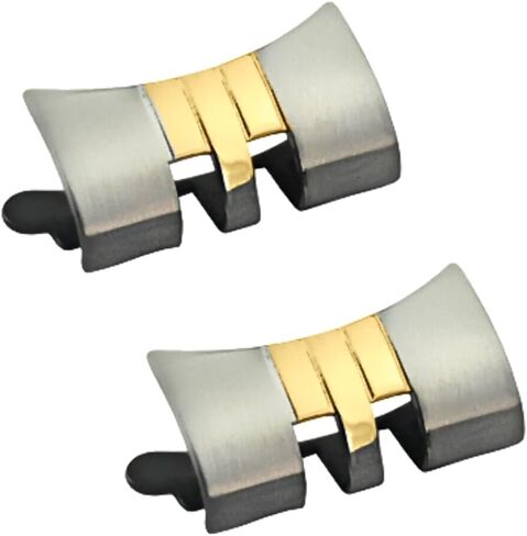 Ewatchparts 13mm End Piece Link Compatible With Lady Jubilee Watch Band Rolex Datejust Real Gold 18K Stainless Steel in Saudi Arabia