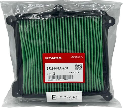 تحتوي حزمة واحدة متوافقة مع Honda Air Filter 17210-MLA-A00 تحتوي على مرشح هواء واحد وقمع in Saudi Arabia