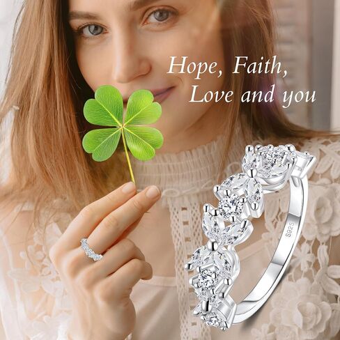 Birth Flower Ring For Women, Sterling S925 Silver Birthstone Ring For Mother Daughter, Dainty Daisy Flower Ring in Saudi Arabia