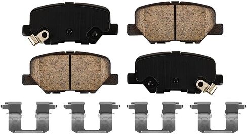 Detroit Axle - Rear Brake Kit for Mitsubishi Outlander Sport PHEV RVR, Disc Brake Rotors Ceramic Brakes Pads with Hardware Replacement : 11.89" inch Rotors in Saudi Arabia