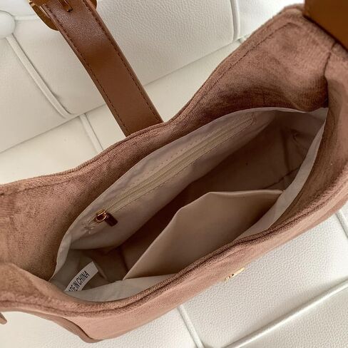 حقيبة كتف من جلد الغزال الرجعية للنساء الإبطين حقيبة الشتاء وينت نساء حقيبة حقيبة حقيبة ركاب حقيبة in Kuwait