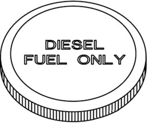 RAParts Non-Vented Fuel Tank Cap Fits 1086 1486 1660 1680 Fits Case IH 104781C1 104781C1 in Saudi Arabia